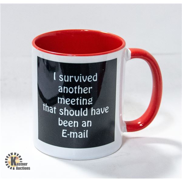 NEW "I SURVIVED ANOTHER MEETING THAT SHOULD HAVE