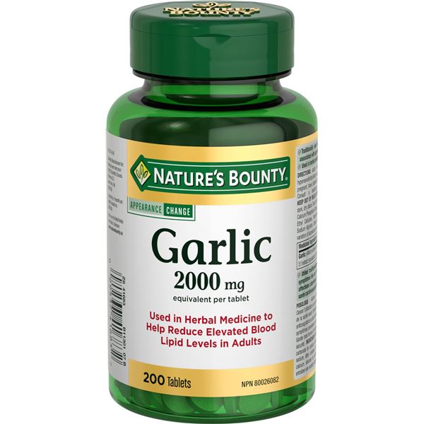 NEW NATURES BOUNTY GARLIC 2000MG