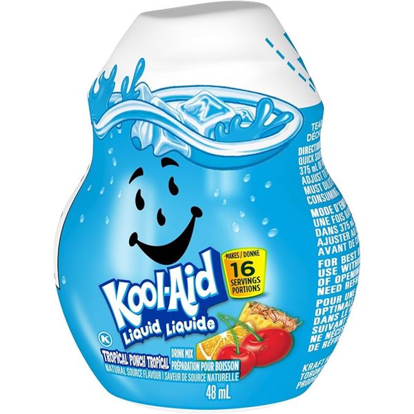 NEW KRAFT HEINZ KOOL AID TROPICAL PUNCH LIQUID MIX
