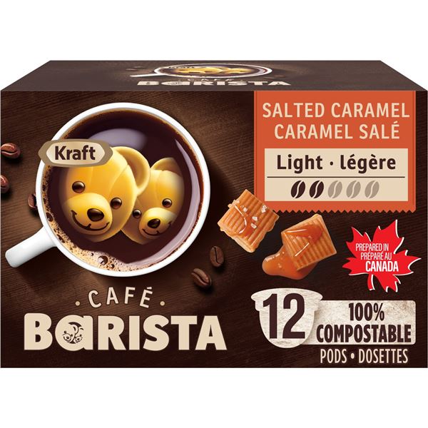 NEW KRAFT CAFE BARISTA SALTED CARAMEL LIGHT ROAST