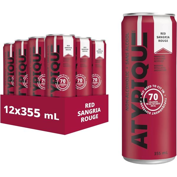 NEW CASE OF ATYPIQUE NON ALCOHOLIC RED SANGRIA