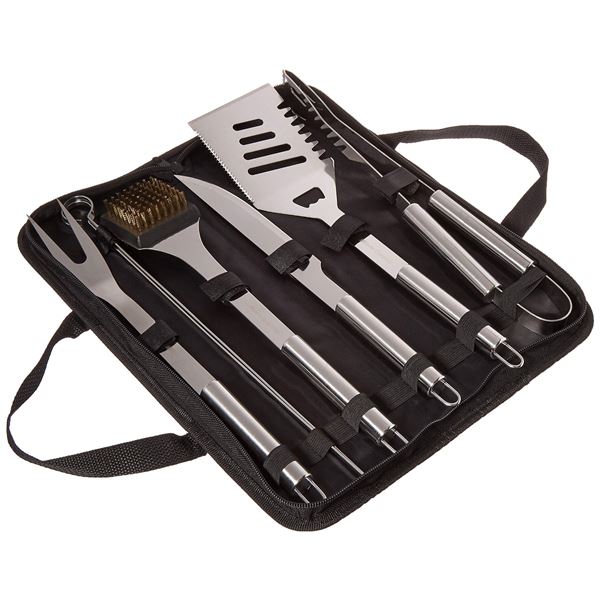 NEW HOME COMPLETE STAINLESS STEEL TRAVEL BBQ SET