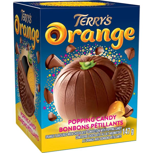 NEW TERRYS CHOCOLATE ORANGE POPPING CANDY