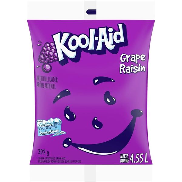 NEW CASE OF KOOL-AID SUGAR SWEETENED DRINK MIX
