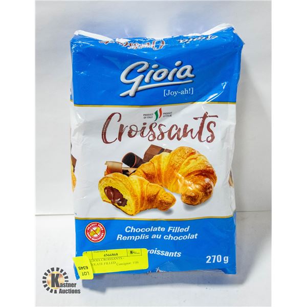 NEW GIOIA CROISSANTS - CHOCOLATE FILLED