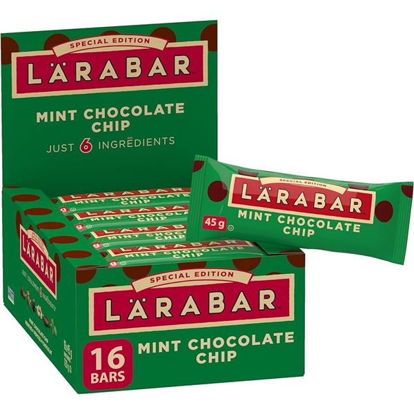 NEW LARABAR MINT CHOCOLATE CHIP