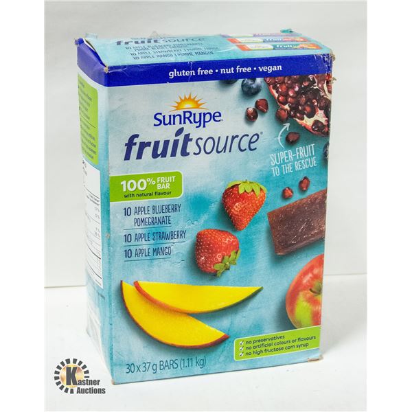 NEW SUNRYPE FRUITSOURCE GLUTEN FREE BARS
