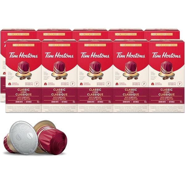 NEW CASE OF NESPRESSO TIM HORTONS CAPS