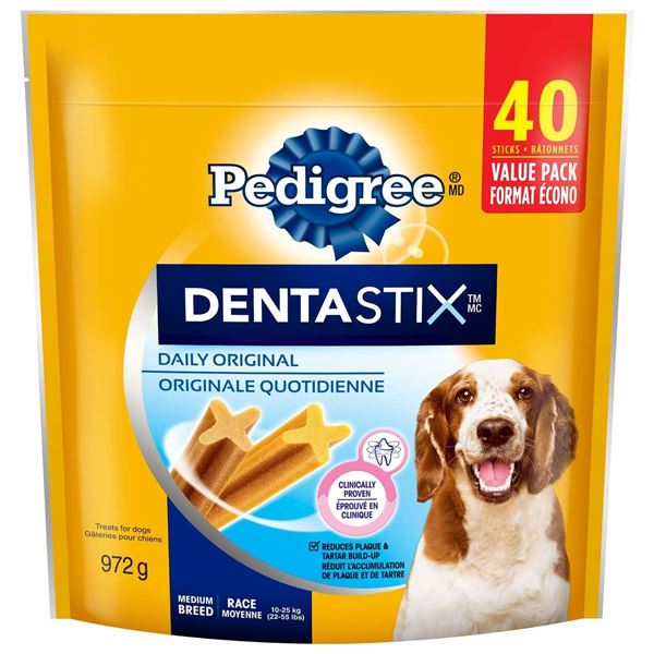 BRAND NEW 972G PEDIGREE DENTASTIX FRESH DOG TREATS