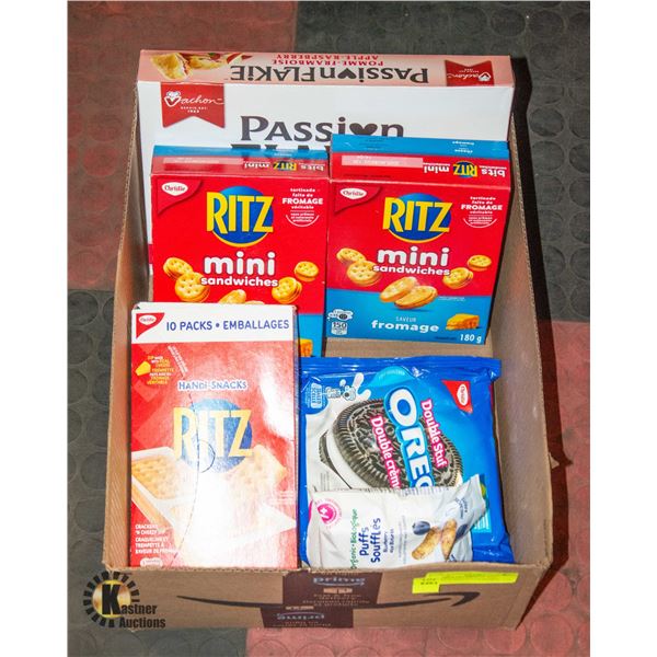 NEW BOX OF CHRISTIE AND VACHON SNACKS INCLUDES