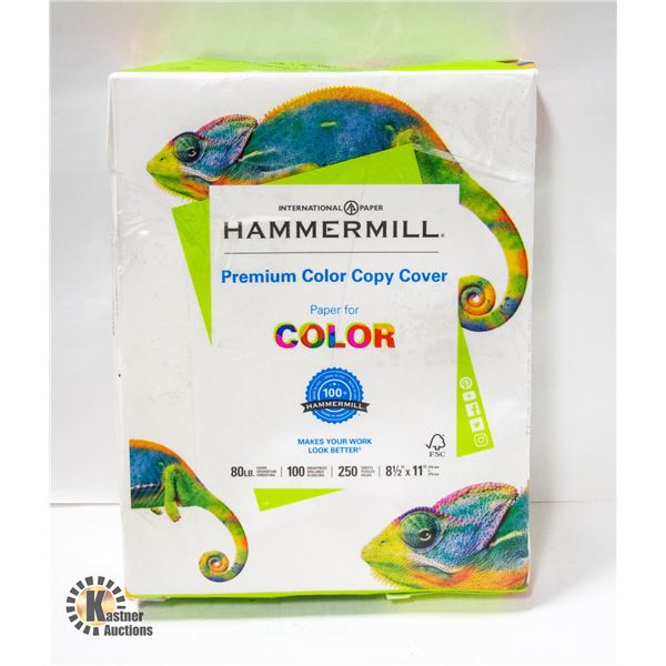 NEW HAMMERMILL PREMIUM COLOR COPY COVER 250 SHEETS