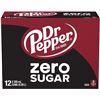 Image 1 : 12 CANS OF DR.PEPPER ZERO SUGAR SODA - 355ML PER