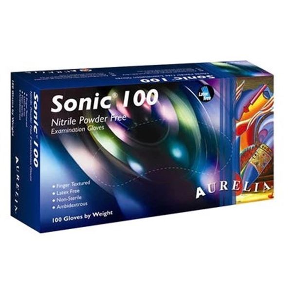 NEW SZ LARGE SONIC 100 NITRILE MEDICAL EXAMINATION