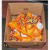 Image 1 : BOX WITH TAKIS INTENSE NACHO ROLLED CHIPS