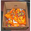 Image 1 : BOX WITH TAKIS INTENSE NACHO ROLLED CHIPS