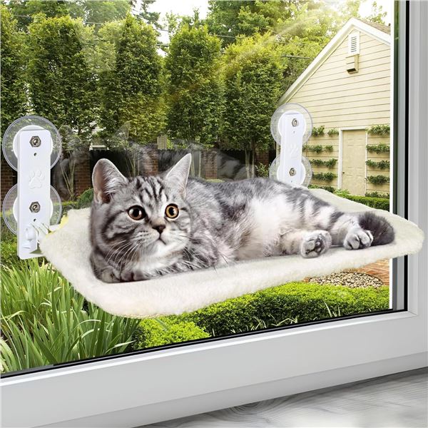 BRAND NEW GLOWGEEK CAT WINDOW PERCH