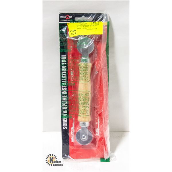 NEW MAKE 2 FIT SCREEN & SPLINE INSTALLATION TOOL