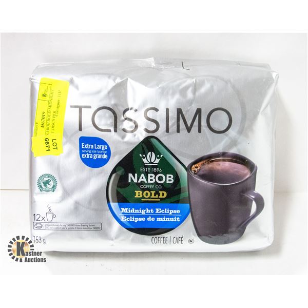 TASSIMO NABOB BOLD MIDNIGHT ECLIPSE 12 T-DISCS PER