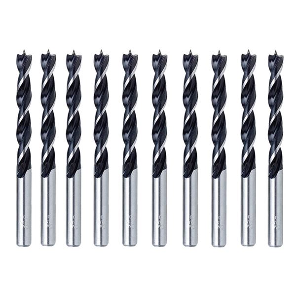 NEW 10PCS 3/16" BRAD POINT WOOD WORKING DRILL BITS
