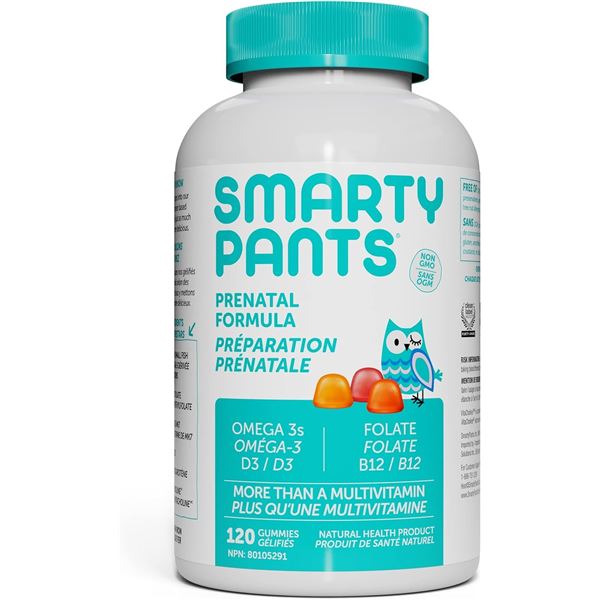 120 GUMMIES OF SMARTY PANTS PRENATAL FORMULA MULTI