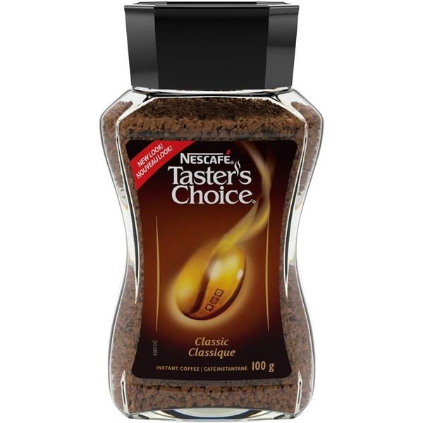 100G BOTTLE OF NESCAFE TASTER'S CHOICE CLASSIC