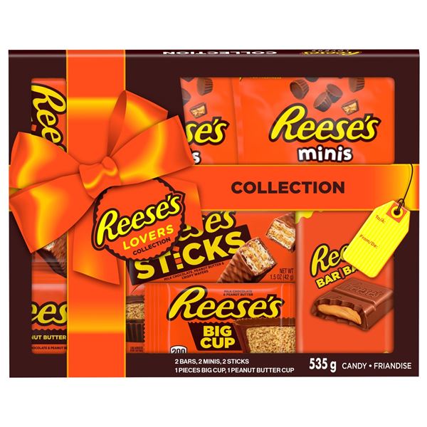 NEW 535G BOX OF REESE'S LOVERS COLLECTION