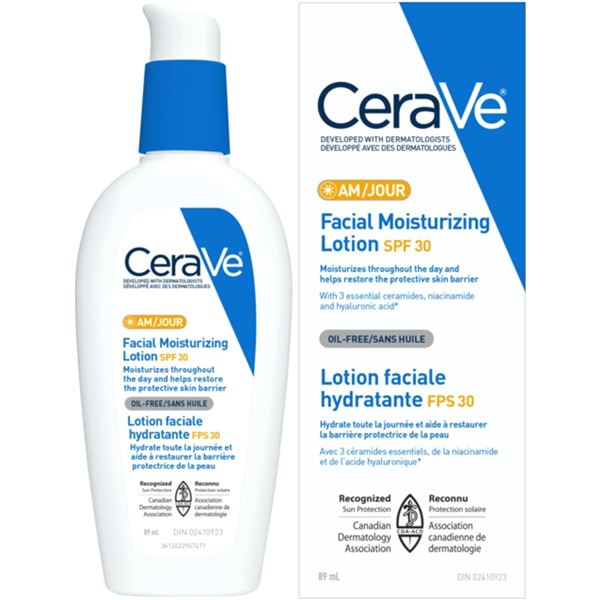 NEW 89ML CERAVE AM FACIAL MOISTURIZING LOTION