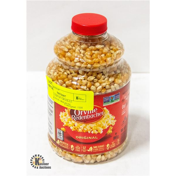 NEW 850G JAR OF ORVILLE REDENBACHER ORIGINAL