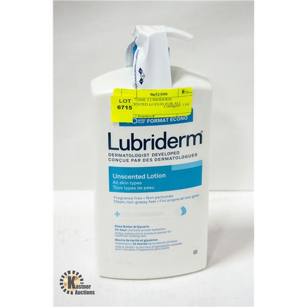 NEW 710ML LUBRIDERM UNSCENTED LOTION FOR ALL