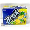 Image 1 : CASE OF 12 LEMON BRISK ICED TEA - 355ML PER CAN