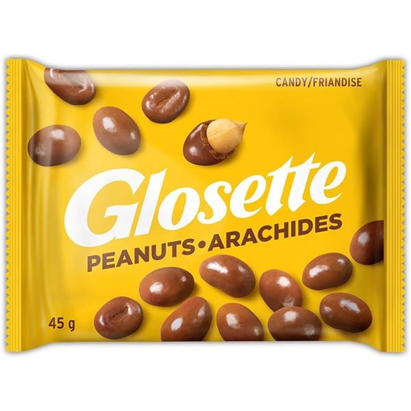 NEW 18 X 45G GLOSETTE PEANUTS