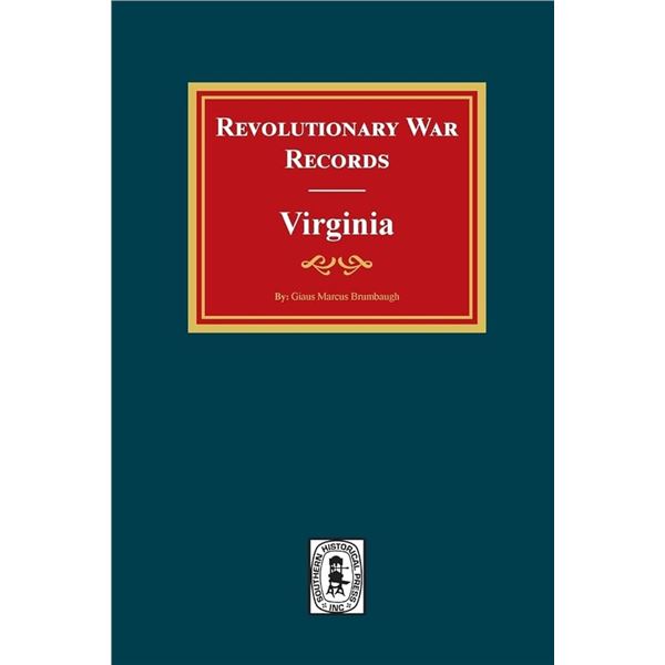 PAPERBACK-REVOLUIONARY WAR RECORDS VIRGINIA