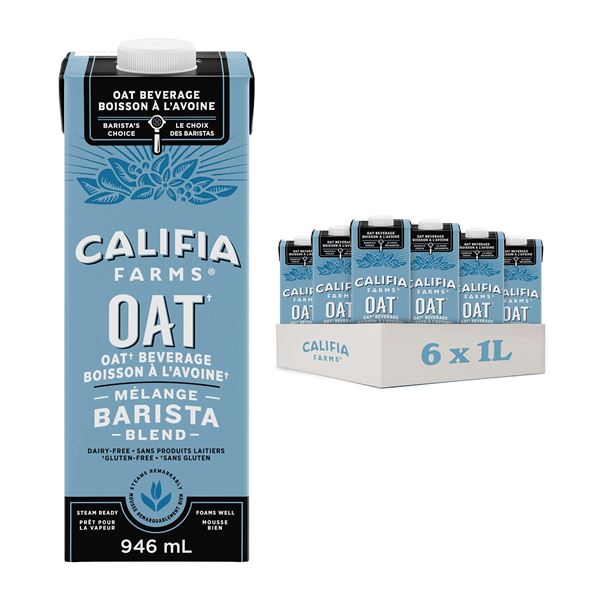 NEW 946ML CALIFIA FARMS BARTISTA BLEND OAT