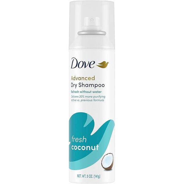 NEW DOVE DRY SHAMPOO FRESH COCONUT 142G