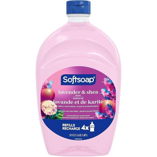 BRAND NEW 1.47L SOFTSOAP LAVENDER AND SHEA REFILLS