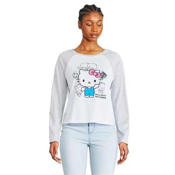 NEW HELLO KITTY AND FRIENDS LONG SLEEVE TEE X-LRG