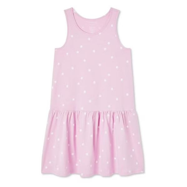 NEW GEORGE GIRLS SKATER DRESS PINK SIZE SMALL