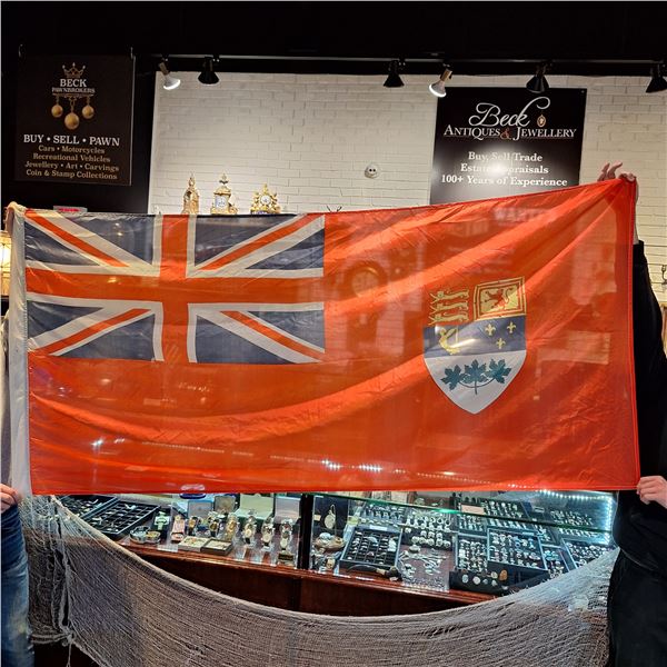 Canadian Red Ensign Flag Dominion of Canada Patriot John Leckie Limited