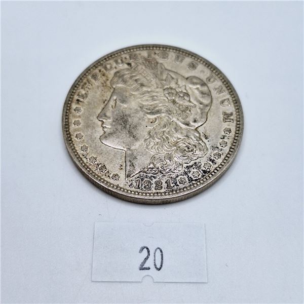 1921 American Silver Morgan Dollar 26.73g 90% Silver