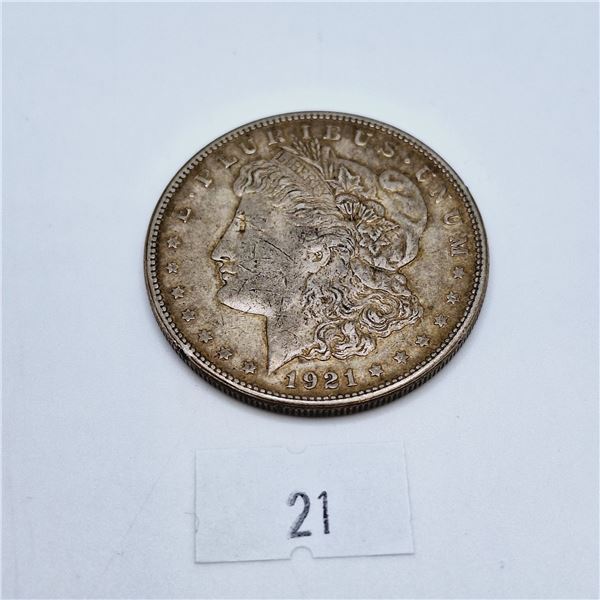 1921 American Silver Morgan Dollar 26.73g 90% Silver