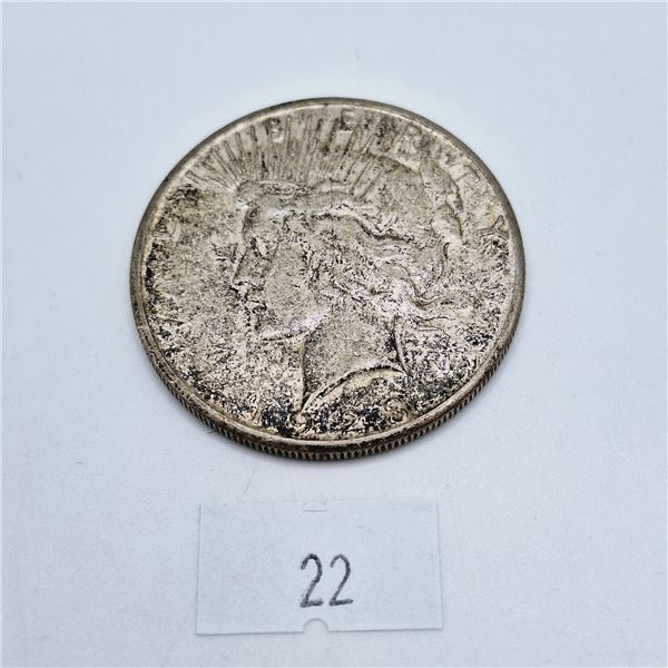 1923 American Silver Peace Dollar 26.73g 90% Silver