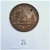 Image 1 : 1852 Quebec Bank Half Penny Colonial Token