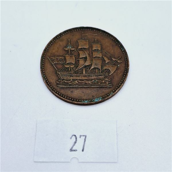 Ships Colonies & Commerce Canadian Colonial Token