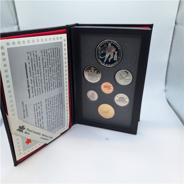 1993 RCM Double Dollar Proof Set 23.3g 50% Silver