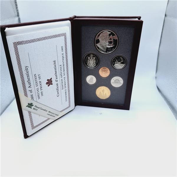 1995 RCM Double Dollar Proof Set 23.3g 50% Silver