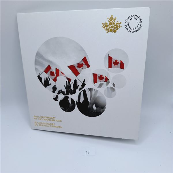 50th Anniversary of the Canadian Flag Quarter Set