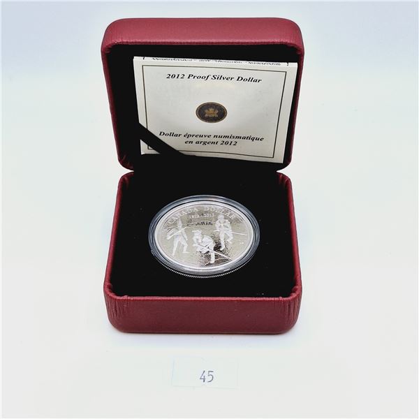 RCM 2012 Silver Proof Dollar 23.17g 99.99% Silver