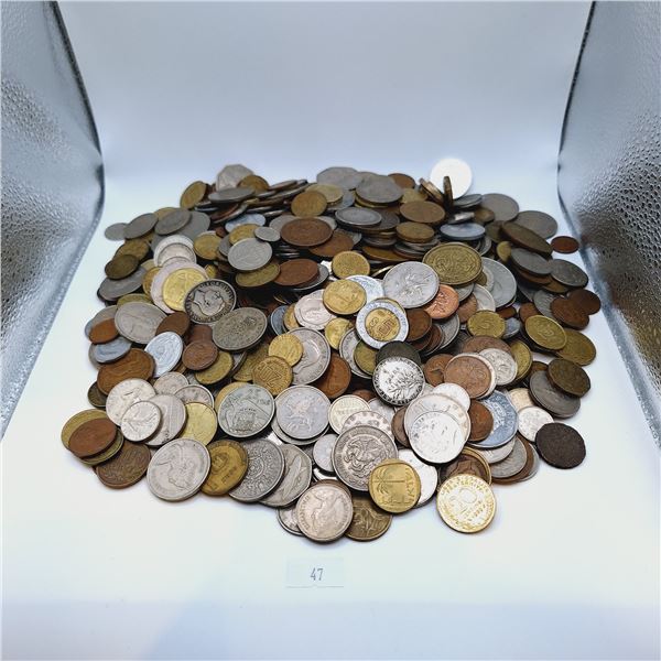 Huge Lot of Foreign Coins 3.7kg