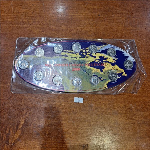 2000 Millennium Quarter Set
