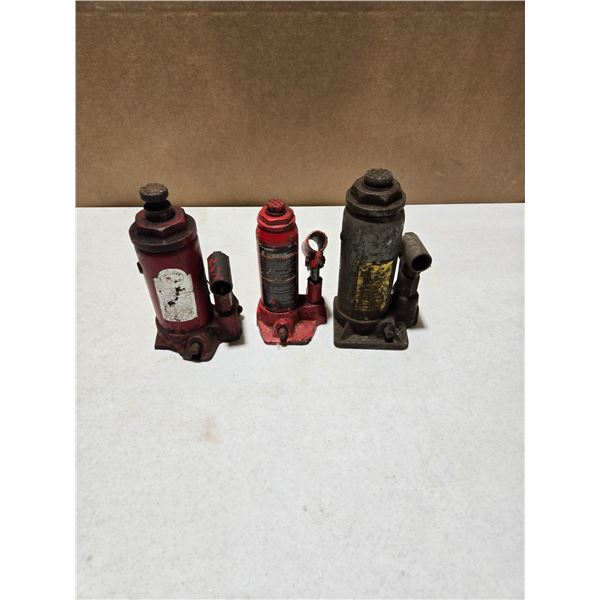 Three Hydraulic Jacks